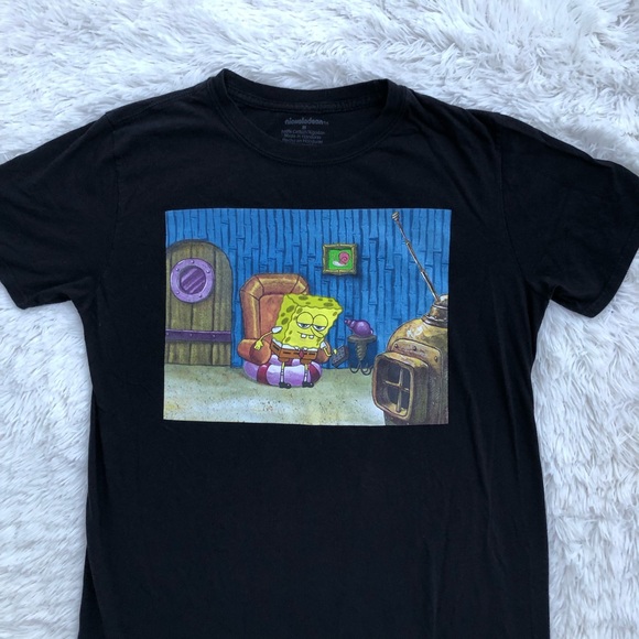 NICKELODEON • Imma Head Out Meme SpongeBob SquarePants Tee Shirt Size Medium - Picture 8 of 8